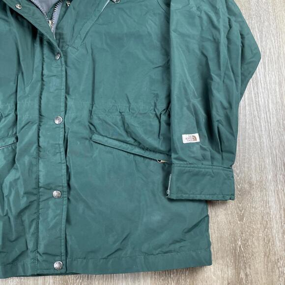 Vintage The North Face Goretex Parka USA Made Green Hooded Women's Large Jacket - Picture 8 of 16